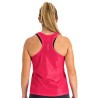лёгкая женская майка Sportful Cardio W Top малиновая